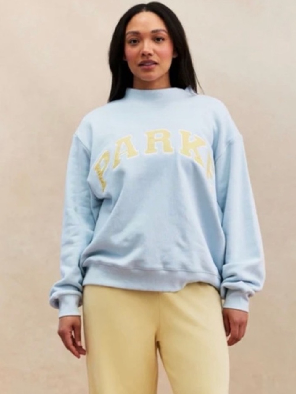 Parke Birthday Heritage Varsity Mockneck - Blueberry Lemonade Size XXL NWOT